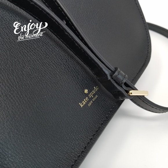 Kate spade holiday lane val black crossbody NWT - Picture 2 of 8